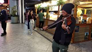 Louis Armstrong — La Vie En Rose violin cover by Nestor Abellera — Street Music Philippines [upl. by Hendrik]