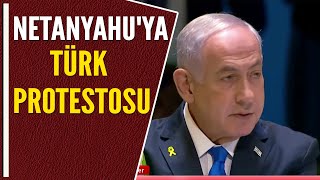 NETANYAHUYA TÜRK PROTESTOSU [upl. by Eanyl]