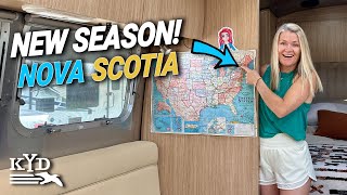 KYD New Season Back on the Road ➡️ RVing to Nova Scotia [upl. by Surtemed121]