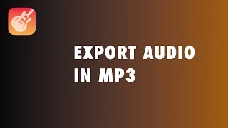 Export Audio from Garageband in MP3 Format  Mac Tips and Tricks [upl. by Dolf]