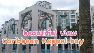 Beautiful view at condominium Caribbean at Keppel bay Singapore [upl. by Rafaelita]