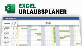 Excel Urlaubsplaner für 2023  Download [upl. by Anivlek]