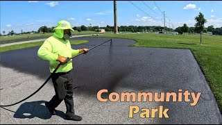 Professional Parking Lot Sealcoating  Community Park [upl. by Wilhelmine]