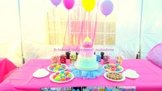 Aleishas 1st Birthday Cake Display Table [upl. by Iorgo317]