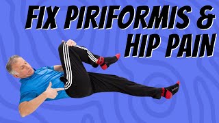 Chronic Piriformis amp Hip Pain Fix It Yourself 3 Steps [upl. by Egdamlat867]