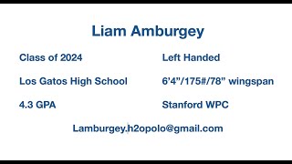 Liam Amburgey 2022 LGHS Highlight Video Part 1 [upl. by Milewski941]