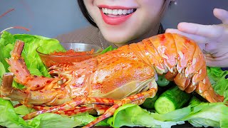 ASMR TÔM HÙM LỘT  SOFT SHELL RAINBOW LOBSTER EATING SOUNDS  LINHASMR [upl. by Asserat769]