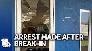 Person in custody after weekend breakin closes Northwest Academy in Pikesville [upl. by Michaeu]