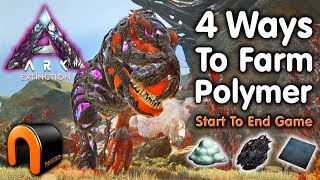 ARK Extinction POLYMER How To Farm Polymer [upl. by Aihsrop244]