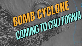 🌧️Bomb Cyclone Incoming to California [upl. by Adoc]