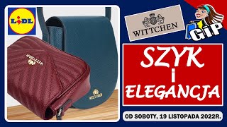 LIDL  Oferta od Soboty 19112022  Torebki Damskie Wittchen [upl. by Bunce10]