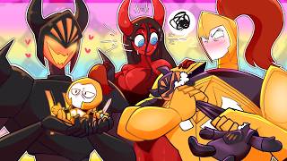 Demon Gf amp Powers X Luvarts EPIC Plush Battle  Bug Enthusiast comic dub [upl. by Erialc672]