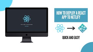 How to Deploy a React App to Netlify  Quick amp Easy [upl. by Aicilyhp]