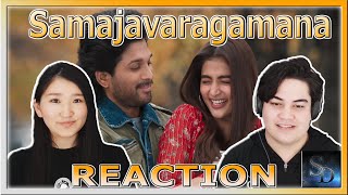 Samajavaragamana Reaction  AlaVaikunthapurramuloo  Allu Arjun  Trivikram  Thaman S [upl. by Fredenburg]