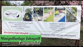 Minigolfanlage Jahngolf in Langenfeld [upl. by Ollehto421]