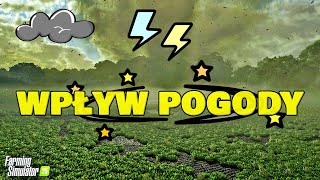 EFEKTY POGODOWE🌪TRĄBA POWIETRZNA i GRAD W FARMING SIMULATOR 25 [upl. by Tlevesor]