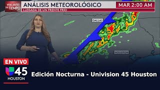 Llegada de un frente frío y riesgo de tormentas severas e inundaciones lo que debes saber [upl. by Wilsey]