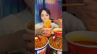 Eating Challenge Eggs Noodles Mukbang mukbang shorts [upl. by Nnylecoj]