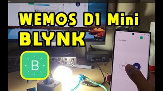 IOT  Blynk Wemos Relay versi baru ESP8266 home automation [upl. by Harlie]