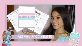 AGENDA 2022 GRATIS PARA IMPRIMIR  PDF Productividad  Organización [upl. by Elka]