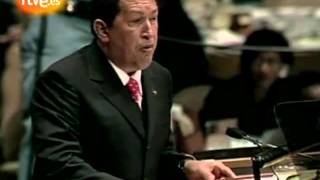 Chávez llama quotdiabloquot a George W Bush en la ONU [upl. by Woodford]