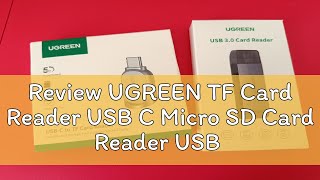 Review UGREEN TF Card Reader USB C Micro SD Card Reader USB 30 Type C OTG Memory Card Reader Adapt [upl. by Ergener854]