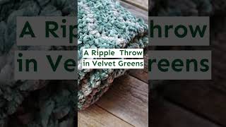 Classic Free Ripple Blanket Pattern Free Bernat Velvet Crochet Pattern crochet crocheting [upl. by Ahsiuqram]