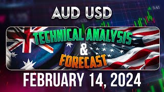 Latest AUDUSD Forecast and Elliot Wave Technical Analysis for February 14 2024 [upl. by Cordalia]