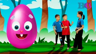 Transport Surprise Eggs Kids Song amp Nursery Rhymes Part 1 [upl. by Cassiani]