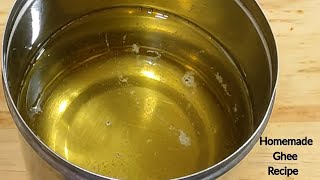 10 दिन की मलाई से 1 किलो शुद्ध देसी घी बनाने का बहुत ही आसान तरीका  Homemade Ghee Recipe [upl. by Airetnohs]