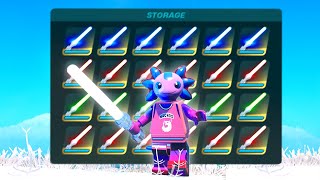 I Collected EVERY Lightsaber in LEGO Fortnite Star Wars [upl. by Atiner]