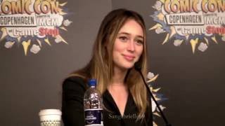 Alycia Debnam Carey on Eliza Taylors selfie permission [upl. by Kcirddet]