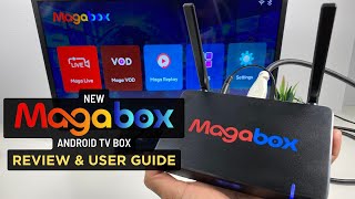 Magabox MG4 IPTV Android TV Box  Live TV  Movies  TV Shows [upl. by Dugald982]