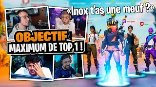 Le retour de la squad de rêve Inoxtag Michou amp Dobby sur Fortnite Battle Royale [upl. by Llyrad354]