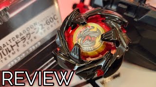 Red Eyes Black Dragoon  BX00 Cobalt Dragoon 260C Black Coating Ver Review Beyblade X [upl. by Nemracledairam]