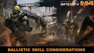 Infinity N4  Tactics  Ballistic Skill Attacks [upl. by Analli]