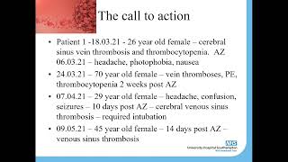 Vaccine Induced Thrombocytopenia amp Thrombosis VITT by Kerry Dowling [upl. by Asyle880]