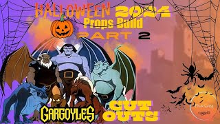 Halloween 2024 Props build part 2  Castle Facade [upl. by Ahsirahc]