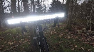 180w LED bar on a bike [upl. by Kwan235]