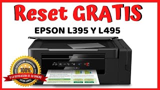 RESET Epson L395  🔴 Como RESETEAR Impresora EPSON L495  🌟 Epson RED light blinking SOLUTION [upl. by Henryk]