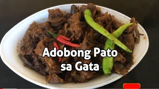 Adobong Pato sa Gata [upl. by Kellyn]