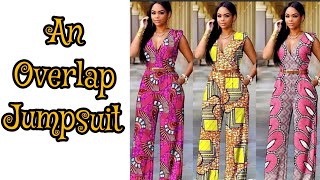 How to Cut and Sew Overlap Jumpsuit  Jumpsuit tutorial [upl. by Alvar308]