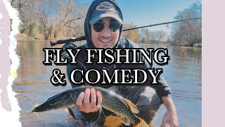 Fly Fishing amp Comedy Milwaukee River Bass Pike amp Sold Out Theaters [upl. by Thurnau]