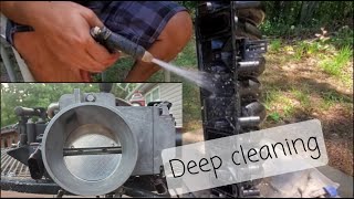 lS1 Intake Manifold amp Throttle Body deep cleaning [upl. by Nob]