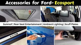 Accessories for Ecosport with Prices  Ecosport Signature  Hindi  Ujjwal Saxena [upl. by Weitman957]