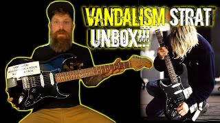 Unboxing My New KURT COBAIN VANDALISM STRAT [upl. by Harmonie216]