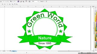 How to make logo in corel draw [upl. by Nickelsen995]