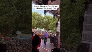 The Real Young Stunna with SETE in London Southwark Park at the Piano People festival🇬🇧❤️🔥💯 [upl. by Barris329]