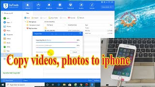 How to CopyTransfer Video or Photos From PC to iphone ipad by 3Utools [upl. by Krein]