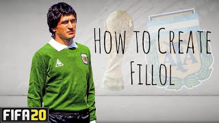 How to Create Ubaldo Fillol INCLUDING STATS  FIFA 23 [upl. by Ssenav]